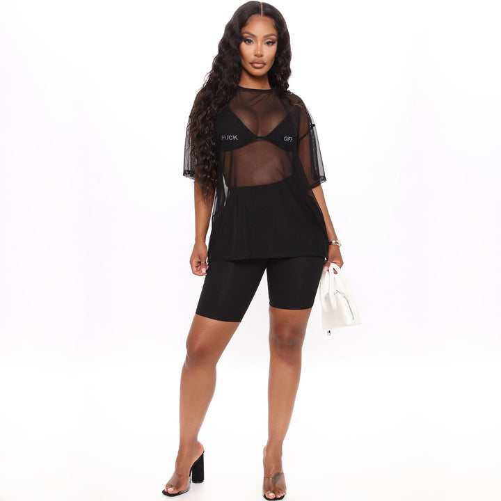 Translation missing: en.Loose And See-through Two-piece Set