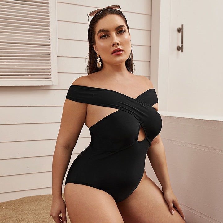 Translation missing: en.Women's Siamese Plus Size One-piece Swimsuit