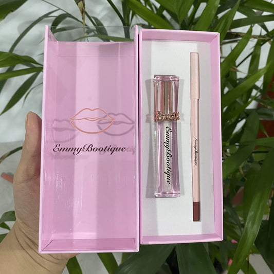 Clear Lip Gloss & lip liner combo