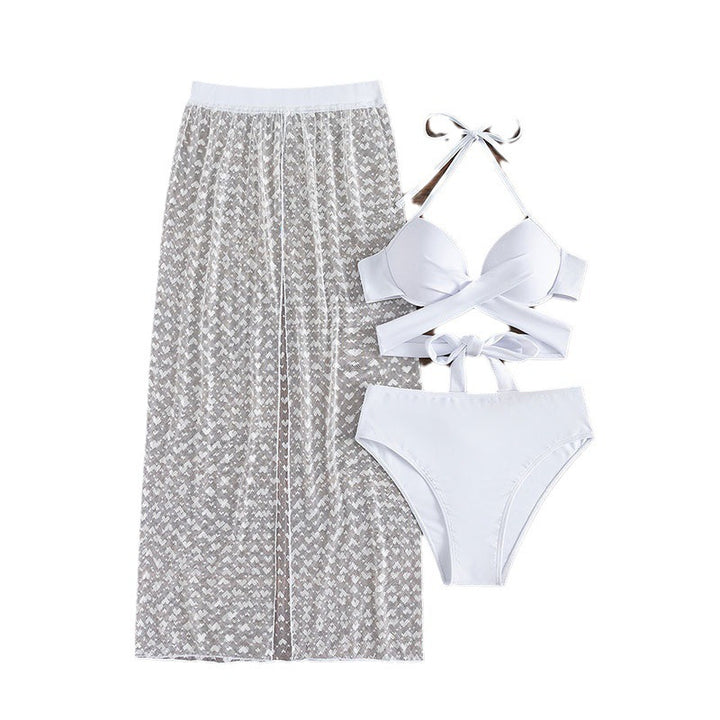 Translation missing: en.Three Piece Swimsuit Bikini Tulle Skirt Sexy Lady