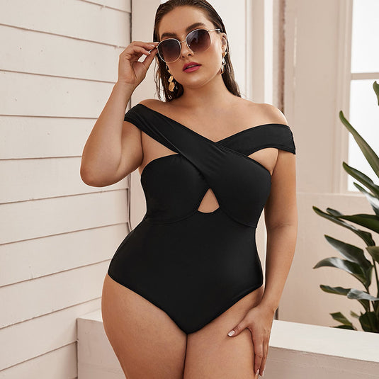 Translation missing: en.Women's Siamese Plus Size One-piece Swimsuit