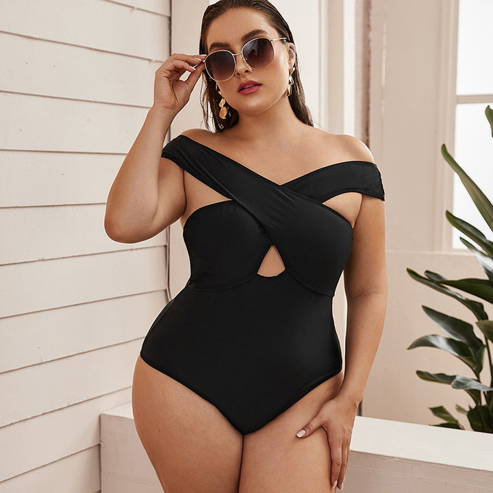 Translation missing: en.Women's Siamese Plus Size One-piece Swimsuit