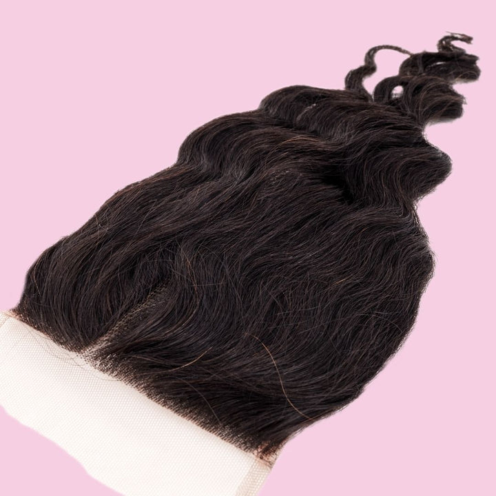 Translation missing: en.Brazilian Loose Wave 4x4 Transparent Closure
