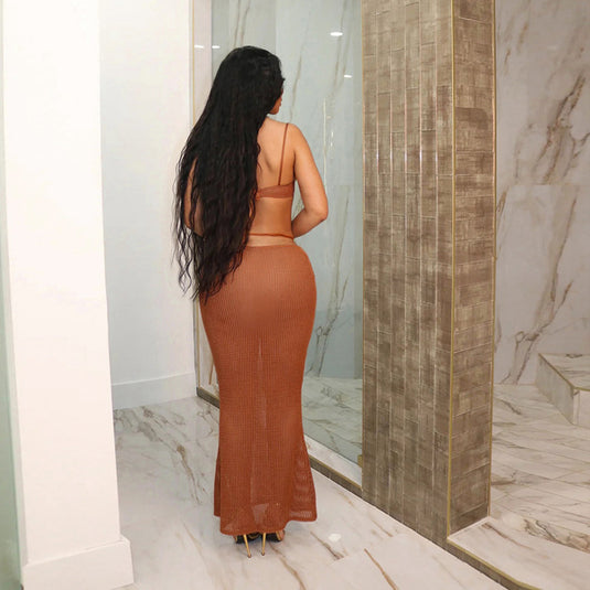 Translation missing: en.See-through Bikini Skirt Suit For Women