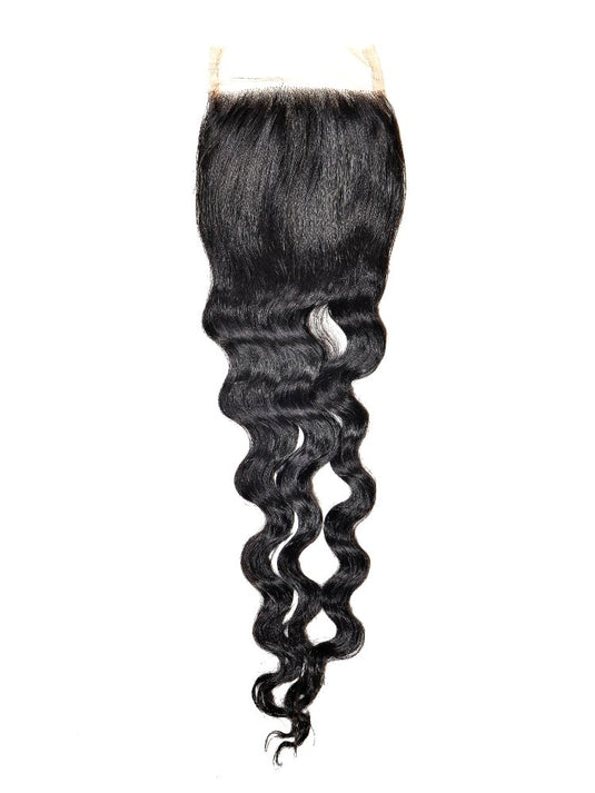 Translation missing: en.Brazilian Loose Wave 4x4 Transparent Closure