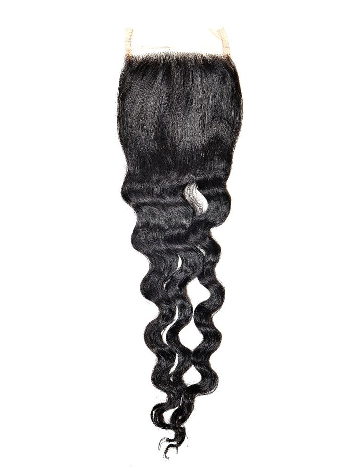 Translation missing: en.Brazilian Loose Wave 4x4 Transparent Closure