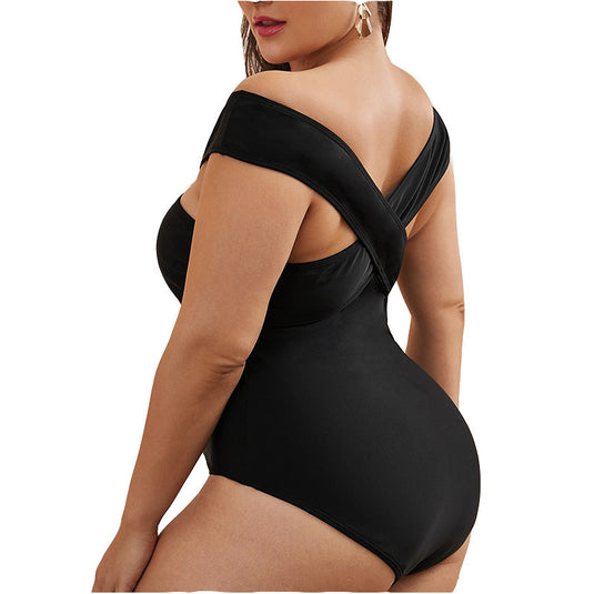 Translation missing: en.Women's Siamese Plus Size One-piece Swimsuit