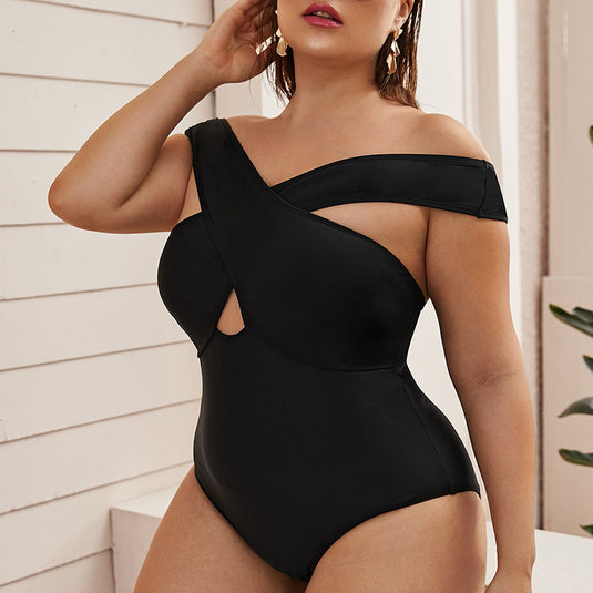 Translation missing: en.Women's Siamese Plus Size One-piece Swimsuit