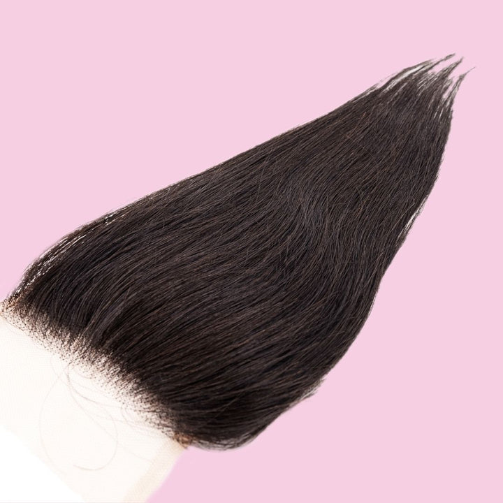 Translation missing: en.Brazilian Silky Straight 4x4 Transparent Closure